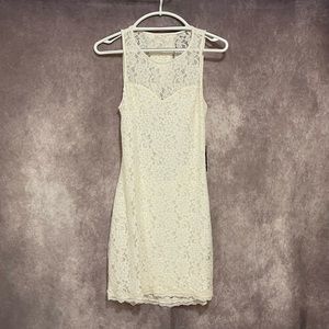 Brand New, Open Back Sexy Express White Dress